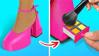 LE MAQUILLAGE DANS LES CHAUSSURES || Cachez du Maquillage Partout où Vous Allez ! Par 123 GO! FOOD