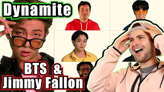 TOO GOOD!! BTS, Jimmy Fallon & The Roots Sing Dynamite (REACTION)