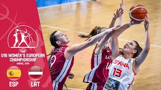 Spain v Latvia - Full Game - FIBA U16 Women's European Championship 2019