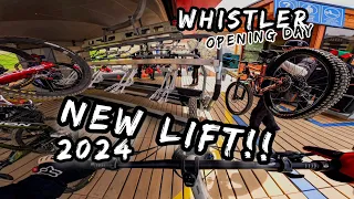 Whistler Bike Park Opening Day | 2024 | New Lift | Whismas |