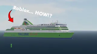 Tallink RBLX first crossing (alot of bugs) | Roblox