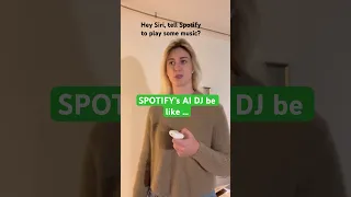 Spotify’s AI DJ be like …. #spotify #music #comedy and we thought AI was powerful☠️