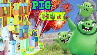 McDonald's Happy Meal Angry Birds / Энгри Бёрдс / Angry Birds vs Bad Piggies city / SanSanychTV