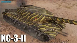 Девушка на ДВУСТВОЛКЕ тащит катку ✅ World of Tanks ИС-3-II лучший бой