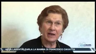 Acca Larentia, parla la mamma di Franceco Ciavatta