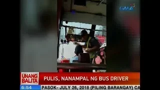 UB: Pulis, nanampal ng bus driver