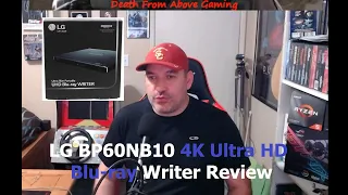 LG BP60NB10 External UHD 4K and Blu-ray Writer Drive Review (should you buy?)