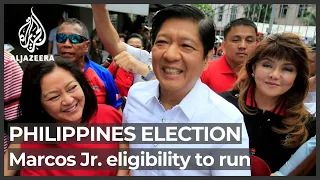 Philippine election body to decide if Marcos Jr can run for Presidency