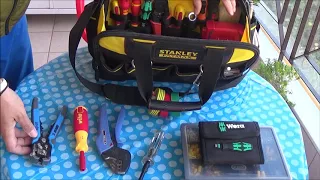 STANLEY FMST1 73607 FATMAX DUAL ACCES BAG FULL OF TOOLS