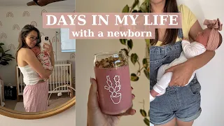 DAYS IN MY LIFE as a first time mom! newborn life, postpartum chats, and navigating changes