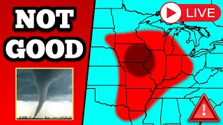 The Tornado Outbreak Of Nebraska & Iowa, As It Occurred Live - 4/16/24