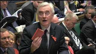 Spending Review: John McDonnell criticised for Chairman Mao 'stunt'