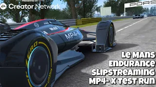 McLaren MP4-X Endurance Test with Slipstream Enabled