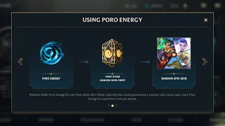 Opening Poro Store Random Skin Chest 🔥| Wild Rift