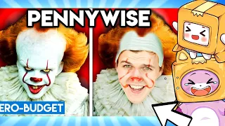 PENNYWISE WITH ZERO BUDGET! (FOXY & BOXY REACT TO LANKYBOX ZERO BUDGET!)