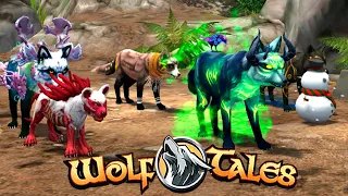 Призыв фантастического животного за 1300 лунных камней в Wolf Tales