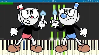 Cuphead Cartoon Rap (Roll Or Die) - Piano Tutorial - mashed