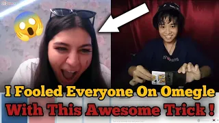 BLOWING STRANGERS MIND ON OMEGLE WITH THIS GENIUS MAGIC TRICK - Ome.TV Internasional