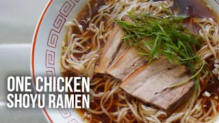 Making Shoyu Ramen from Just One Chicken (kind of) Recipe