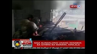 Mga sundalong unang isinabak sa giyera sa Marawi, binigyan ng medalya at tulong pinansyal