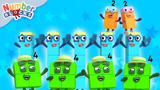 Learn DIVISION | 40 Minutes of Division! | Maths Cartoons for Kids | Numberblocks