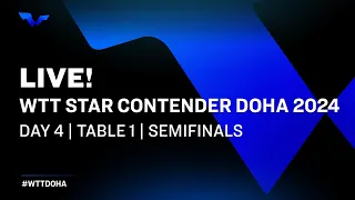 LIVE! | T1 | Day 4 | WTT Star Contender Doha 2024 | Semifinals