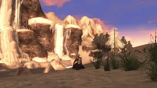 Lineage 2 Frozen Waterfalls day to night (with music)