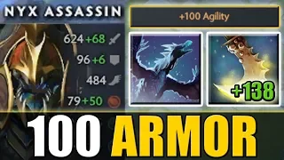 +238 Agility Nyx [100 Armor Essence Shift Abuse] Dota 2 Ability Draft
