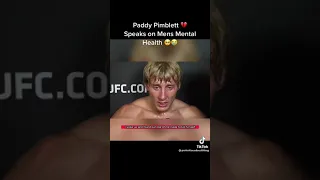 PADDY THE BADDY ON MENS MENTAL HEATH #shorts #ufc