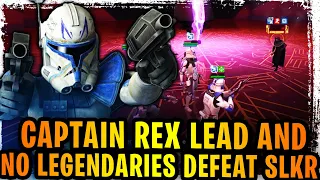 Captain Rex Lead with Clones and NO LEGENDARIES Beats Supreme Leader Kylo Ren! Best SLKR Counter!