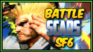 Street Fighter 6 Guile battle scars