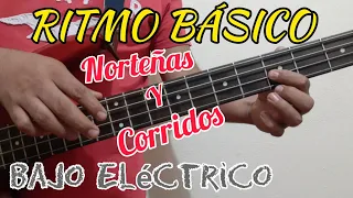 ¿Cómo empezar a TOCAR Norteñas y Corridos en Bajo Eléctrico? | Ritmo Básico para principiantes