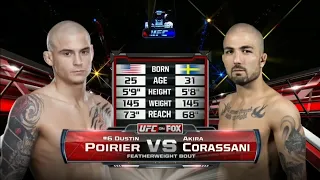 Dustin Poirier vs Akira Corassani full fight 720p60