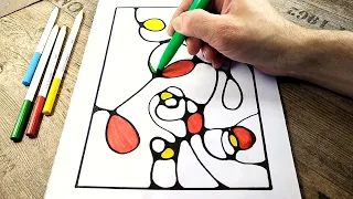 (1000) Neurographic Art Inspired / Simple Tutorial / Meditative Art / Intuitive Art / Art Therapy