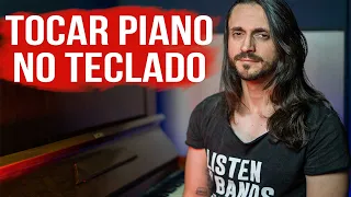 Aprender PIANO mas tocando no TECLADO