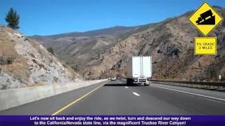 I-80 East (CA), Decending Down The Sierra Nevada Mountains, Mile 190-207