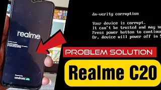 Realme Flashlight Problem | Realme C20 Dm Verity Corruption Solution | Realme Dm Verity Corruption