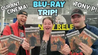 EPIC BIRTHDAY BLU-RAY HUNTING TRIP WITH DURANT CINEMA AND TONY P!!!!! *we love Halloween!*