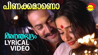 Pinakkamaano Ennodinakkamano | Lyrical Video Song | Ananthabhadram | Prithviraj | Kavya Madhavan