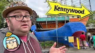 Kennywood - Opening Day 2023 - Lights On Ride Through of The Old Mill - New UFO Themed Area