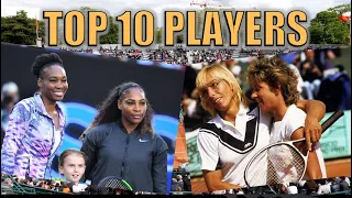 Top 10 Female Tennis Players of All Time