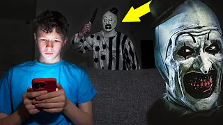 "TERRIFIER" CLOWN PRANK on LITTLE BROTHER!