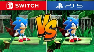Sonic Superstars Graphics Comparison (Switch vs. PS5)