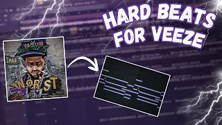 HOW TO MAKE BEATS FOR VEEZE FROM SCRATCH | FL STUDIO