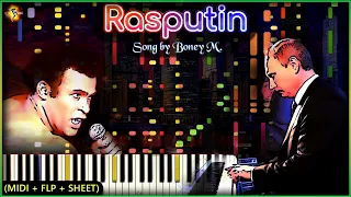 RASPUTIN Karaoke Song - Boney M. (Midi + Flp + Piano Sheet) || Flix Midi