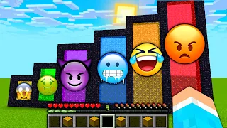 NIE WYBIERZ ZŁEGO PORTALU EMOJI w Minecraft z SmileSlow!