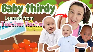 Baby thirdy wednesday playtime - Learned from Ms Rachel #babythirdy