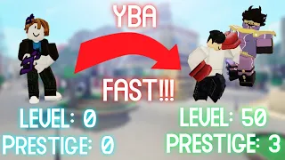 [YBA] How to get MAX LEVEL in YBA FAST! FULL GUIDE (UPDATED)