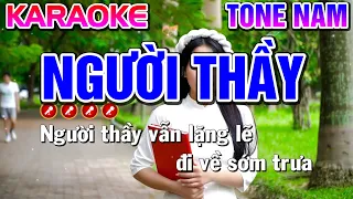 NGƯỜI THẦY Karaoke ( BEAT CHUẨN ) Tone Nam - Tình Trần Organ