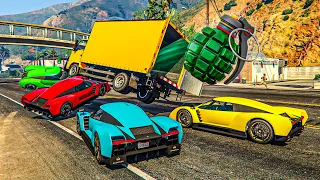 SI FRENAS EXPLOTAS! ESTOY LOCO!! - GTA 5 ONLINE